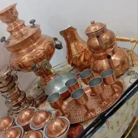 سرویس سماور و میزبار تماما مسی