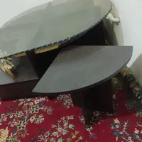 میز  جلو  مبلی به همراه  سه تا عسلی|مبلمان خانگی و میز عسلی|همدان, |دیوار