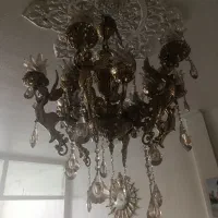 لوستر برنجی|لوستر و چراغ آویز|تهران, شهرک ولیعصر جنوبی|دیوار