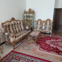 ست کامل وسالم مبل  سلطنتی چوب|مبلمان خانگی و میز عسلی|دورود, |دیوار