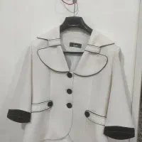 کت سفید زنانه