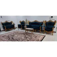 مبلمان 7نفره با عسلی و جلو مبلی|مبلمان خانگی و میز عسلی|باقرشهر, |دیوار