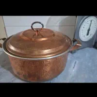قابلمه و لیوان مسی نو