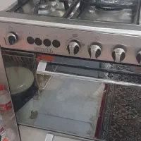 اجاق گاز تمام استیل فر دار