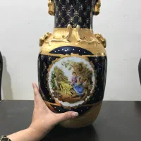 گلدان سورمه ای قد ۴۰ و کشکول