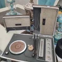 رادیو گرام سامسونتی ژاپنی|کلکسیون اشیاء عتیقه|اصفهان, باغ زرشک|دیوار