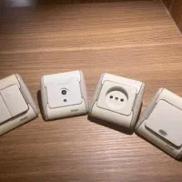 کلید و پریز ساختمانی در حد نو