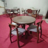 میز نهار خوری گلدانی و صندلی کایا