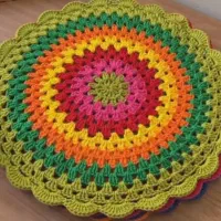 رومیزی و ماندالا دیواری