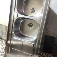 سینک دوقلو گود ایلیا استیل|مصالح و تجهیزات ساختمان|رشت, کوی فرهنگیان|دیوار