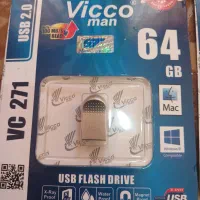 فروش فوری ۲عدد فلش ۶۴ گیگ Vicco.باگارانتی یک ه
