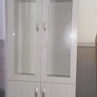 کمد لباس سفید شیک ام دی اف درحد نو