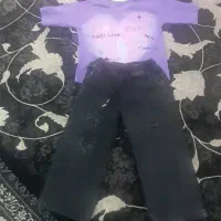 تیشرت سایز ۵۰ وشلوار لی سایز ۷۰ نو