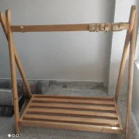 رگال لباس چوبی  جاکفشی و آویز لباس کودک