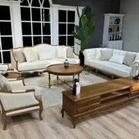 مبل فرانسوی مبل کوئین مبلمان کلاسیک راش