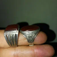 انگشترنقره 2قاب