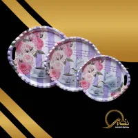 سینی گرد کنگره در۳سایز