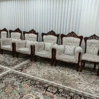 مبل سلطنتی 9 نفره|مبلمان خانگی و میز عسلی|مریوان, |دیوار