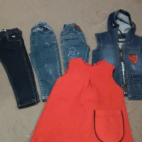 شلوار لی دخترانه ،دون یلدا،پافر ،سرهم