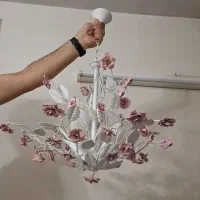 ست ساعت و دو عدد لوستر نو نو|لوستر و چراغ آویز|کرج, باغستان|دیوار