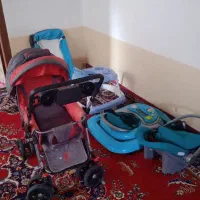 کالسکه کودک همراه وسایل