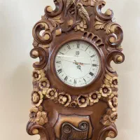 ساعت منبت کاری گردویی پاندولی|ساعت دیواری و تزئینی|قم, سراجه (۱۵ خرداد)|دیوار
