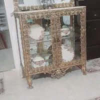 آینه کنسول زیرتی وی ساعت تلفن میزگرد جا میوه برنز