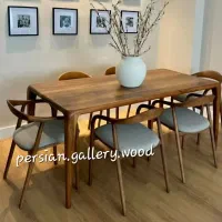 میز ناهارخوری آوین انواع چوبی پارچه ای حصیری|میز و صندلی غذاخوری|تهران, میرداماد|دیوار