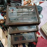 یک ست میز عسلی ۳ تیکه کاملا سلامت