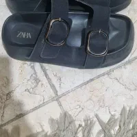 صندل زنانه دو سگک طرح زارا