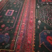 قالی کردی طرح خرسک کاملاسالم وبدون مشکل|فرش|سنندج, |دیوار