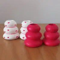 دکوری سنگ مصنوعی و شمع های یلدایی