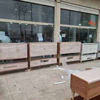 بلوط کنسول آینه.آینه کنسول بلوط|بوفه، ویترین، کنسول|خرمآباد, |دیوار