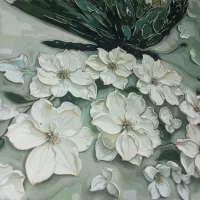 تابلو بوم پروانه|تابلو، نقاشی، عکس|مشهد, رسالت|دیوار