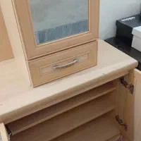 جا کفشی آینه دار و جا لباسی ۶ عدد دارد وجا ۱۲ کفش|جاکفشی، کمد، دراور|فردیس, شهرک شهید حسینی|دیوار