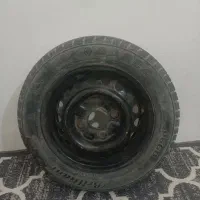 رینگ و لاستیک و کمک فنر عقب پراید