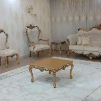 مبل  سلطنتی ۹ نفره|مبلمان خانگی و میز عسلی|شیراز, معالی‌آباد|دیوار