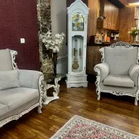 ساعت ایستاده چوبی