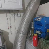 لوله تهویه منقل 6 متری فنری المینیومی قطر 25