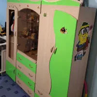 تخت خواب دو طبقه|تخت و سرویس خواب|اصفهان, کساره|دیوار