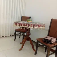 میز گرد نهار خوری با روکش  وبدون صندلی