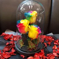 هدیه باکس گل رز جاودان طرح دیو و دلبر|گل و گیاه طبیعی|تهران, فردوسی|دیوار