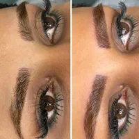 میکروبلیدینگ تغییررنگ ابرو تیره ب روشن 900