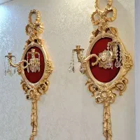 شمعدان دیواری و دیوارکوب دو شاخه|لوستر و چراغ آویز|تهران, تهرانپارس غربی|دیوار