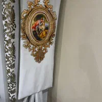 پرده کتیبه بغل مخمل