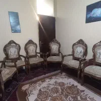 مبل سلطنتی ۹ نفره  تعمیراتی|مبلمان خانگی و میز عسلی|قم, باجک دو|دیوار