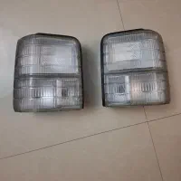 یک جفت چراغ خطر عقب  پراید هاچبک طرح سفید