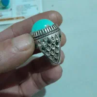 انگشترنقره فیروزه عجمی طبیعی|جواهرات|ورامین, ورامین|دیوار