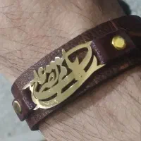 دستبند چرم طبیعی