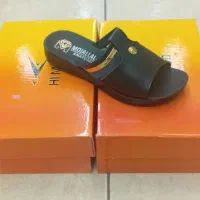 دمپایی زنانه مدل مشکی طلایی ( عمده  )